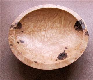 Burr poplar dish by Graham Holcroft